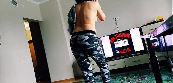  Homemade Striptease From Hot Milf InnessaKiss. Sexy Ass. Video Vlog  2